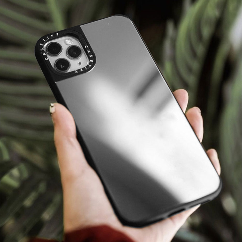 Husa pentru iPhone 12 Pro Max - Mirror, reflect, Ultra Impact, margini din silicon - Gekko Mobile