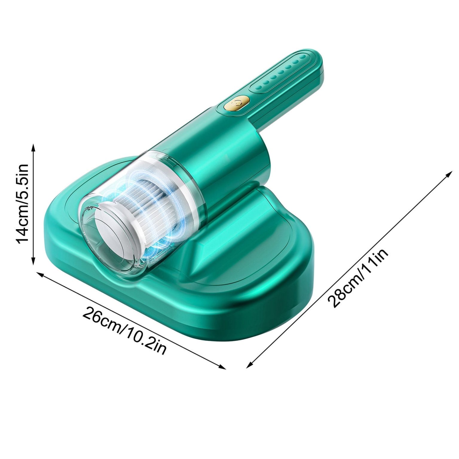Aspirator de pat portabil 1000W UV, filtru, 0.25L, 2.86lb