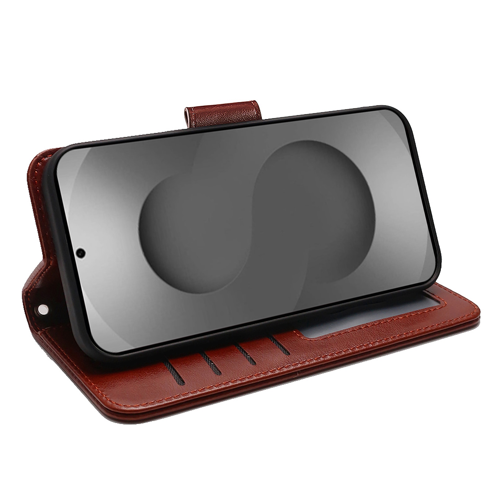 Husa pentru Samsung Galaxy S26 Ultra, Omelivon, piele fina, Diary Book, tip carte, cu Portofel Interior, stand, Inchidere Magnetica, Antisoc, Maro