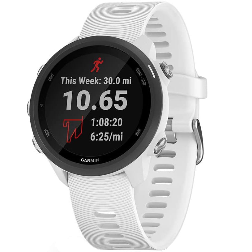 Ceas Smartwatch Forerunner 245 Music, 42 mm, GPS, White