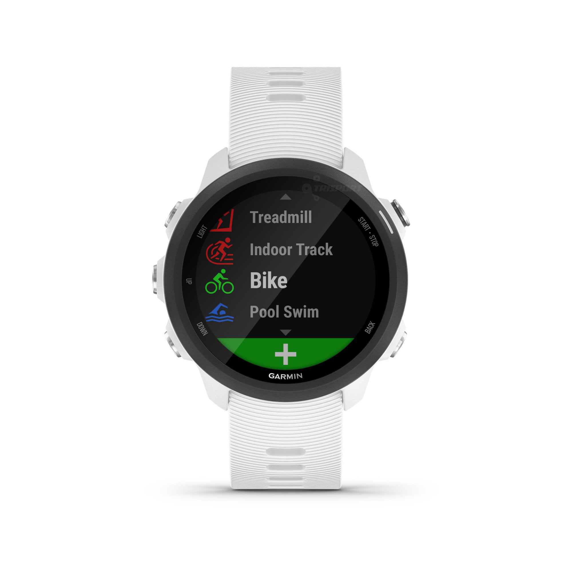 Ceas Smartwatch Forerunner 245 Music, 42 mm, GPS, White