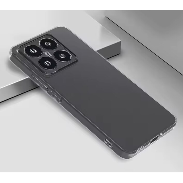 Husa protectie Mat-Tech compatibila cu Xiaomi 14T Pro, Anti-soc, 2MM, Protectie Camera, Decupaje Precise, Rezistenta la impact, Margini ridicate pentru protectia ecranului, Transparenta