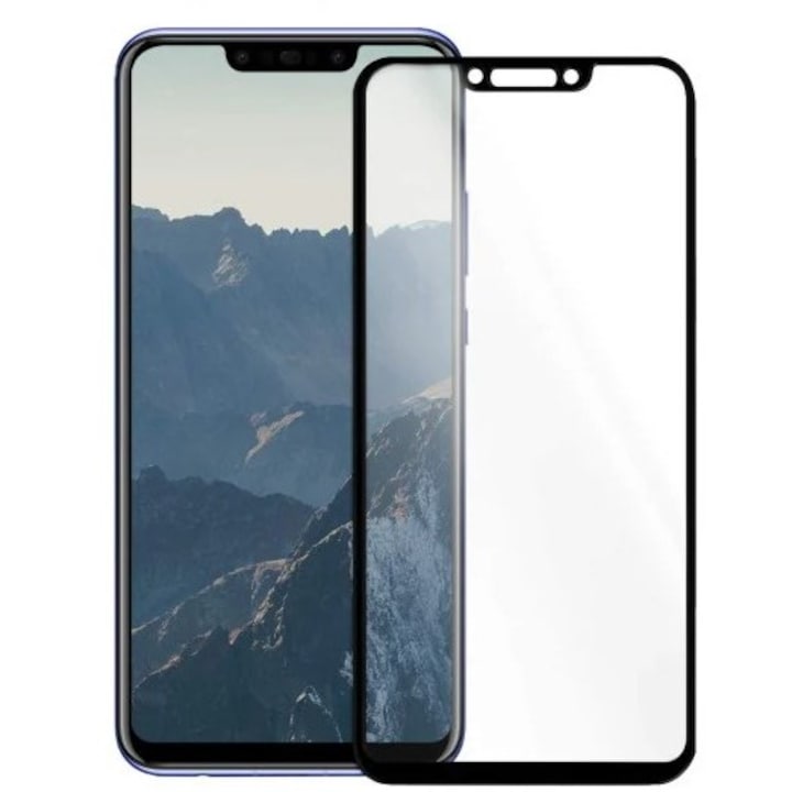 Folie Sticla Securizata compatibil cu Huawei Nova Y91, Full Glue Negru