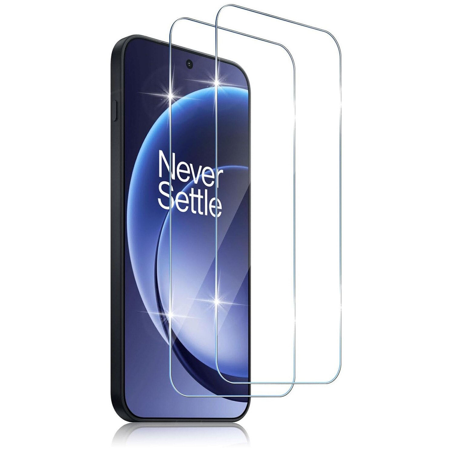 Set 2x Folii de Protectie ERBORD 9H Hard Glass pentru OnePlus 15R, transparent, usor de montat