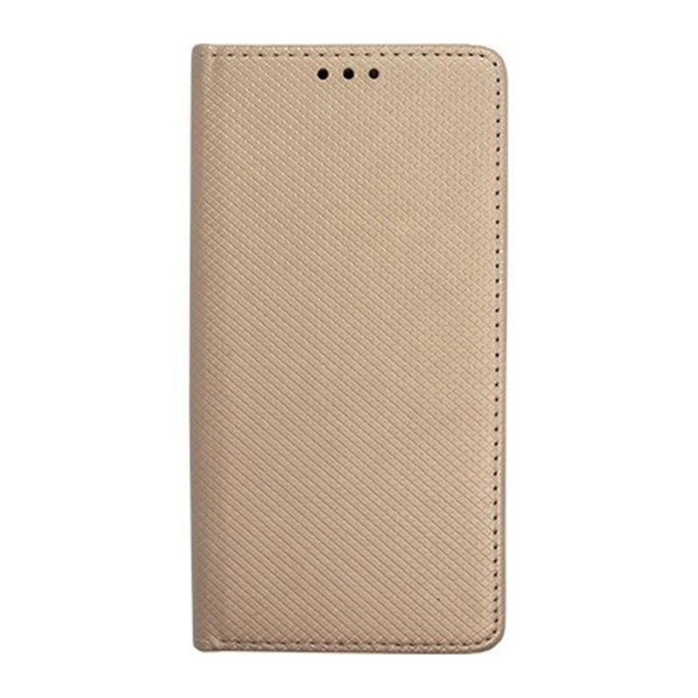 Husa G-Tech tip carte, premium book, inchidere magnetica, Huawei Y5P, Auriu