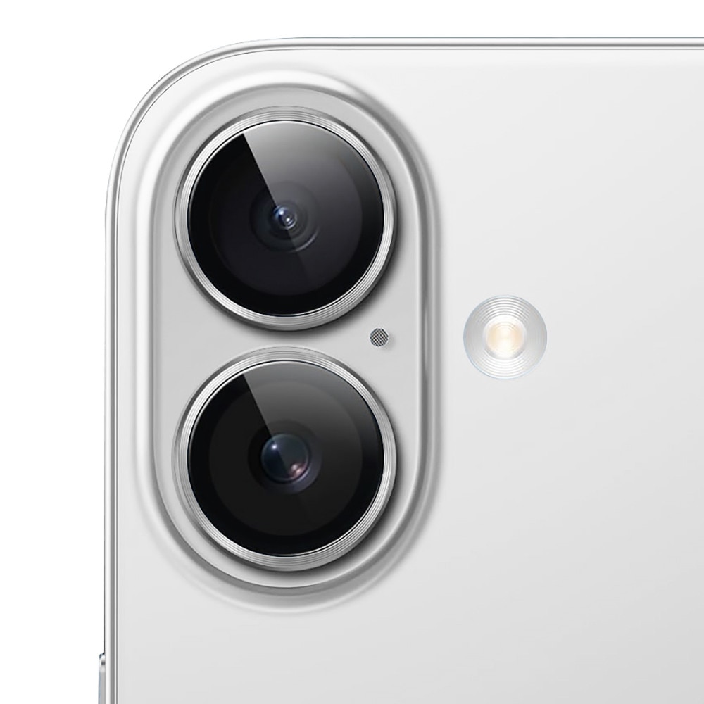 2x Folie protectie camera iPhone 17, 9H, transparent, set