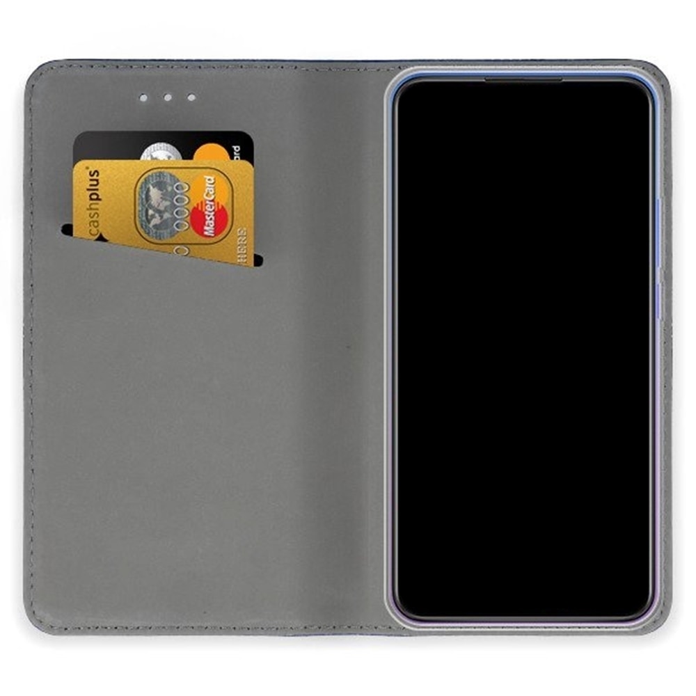 Husă de telefon compatibilă cu Honor 600 Lite 5G - husă tip carte cu ramă magnetică din silicon, roșu Tokgalaxis