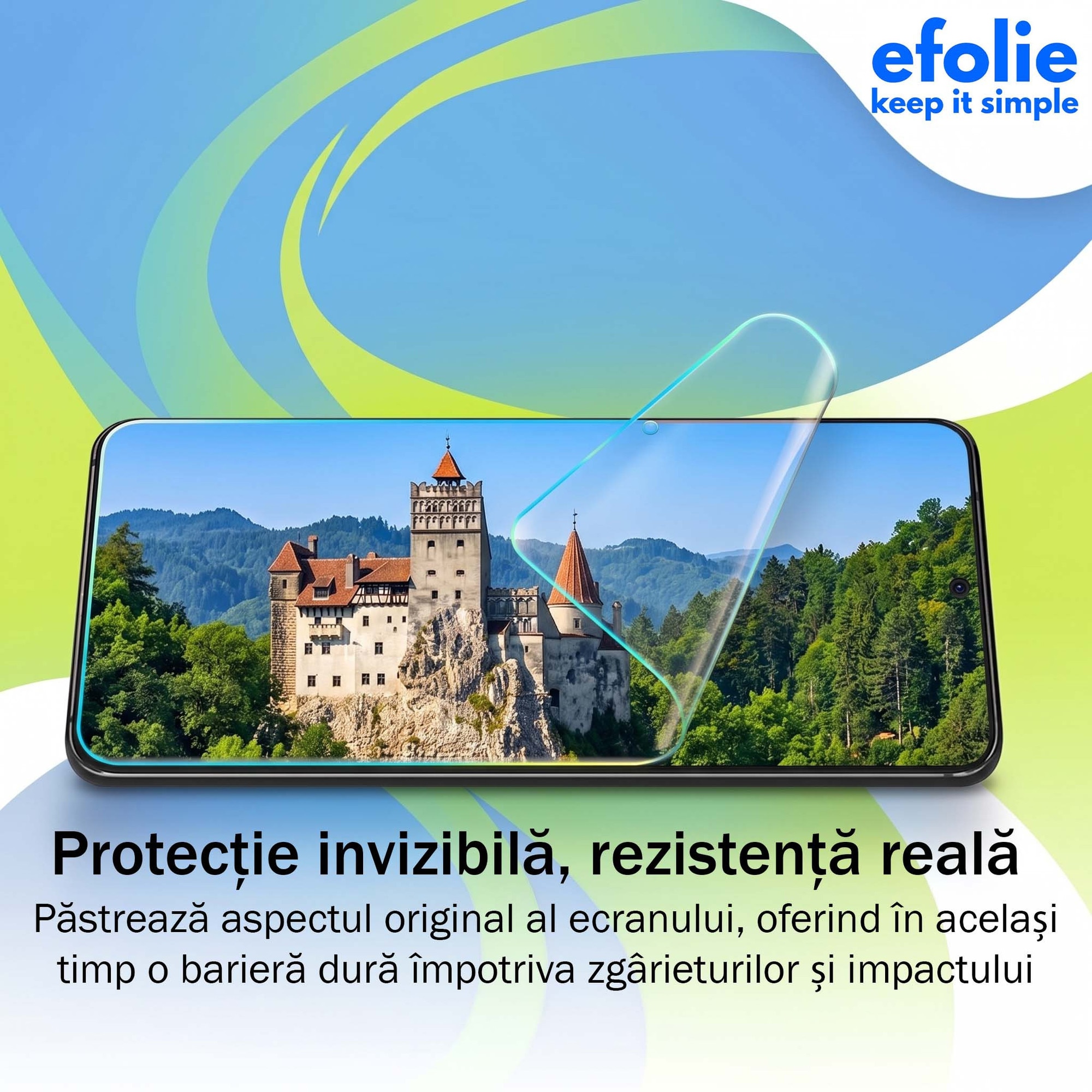 Folie de Protectie Fata Premium, efolie®, Honor Magic7 RSR, Transparenta, Silicon EPU 0.18mm, Auto-Regenerare, Anti-Amprenta, Strat Oleofob, Claritate HD, Protectie la Socuri si Zgarieturi, Montaj Usor Rapid, Inclus Kit Instalare