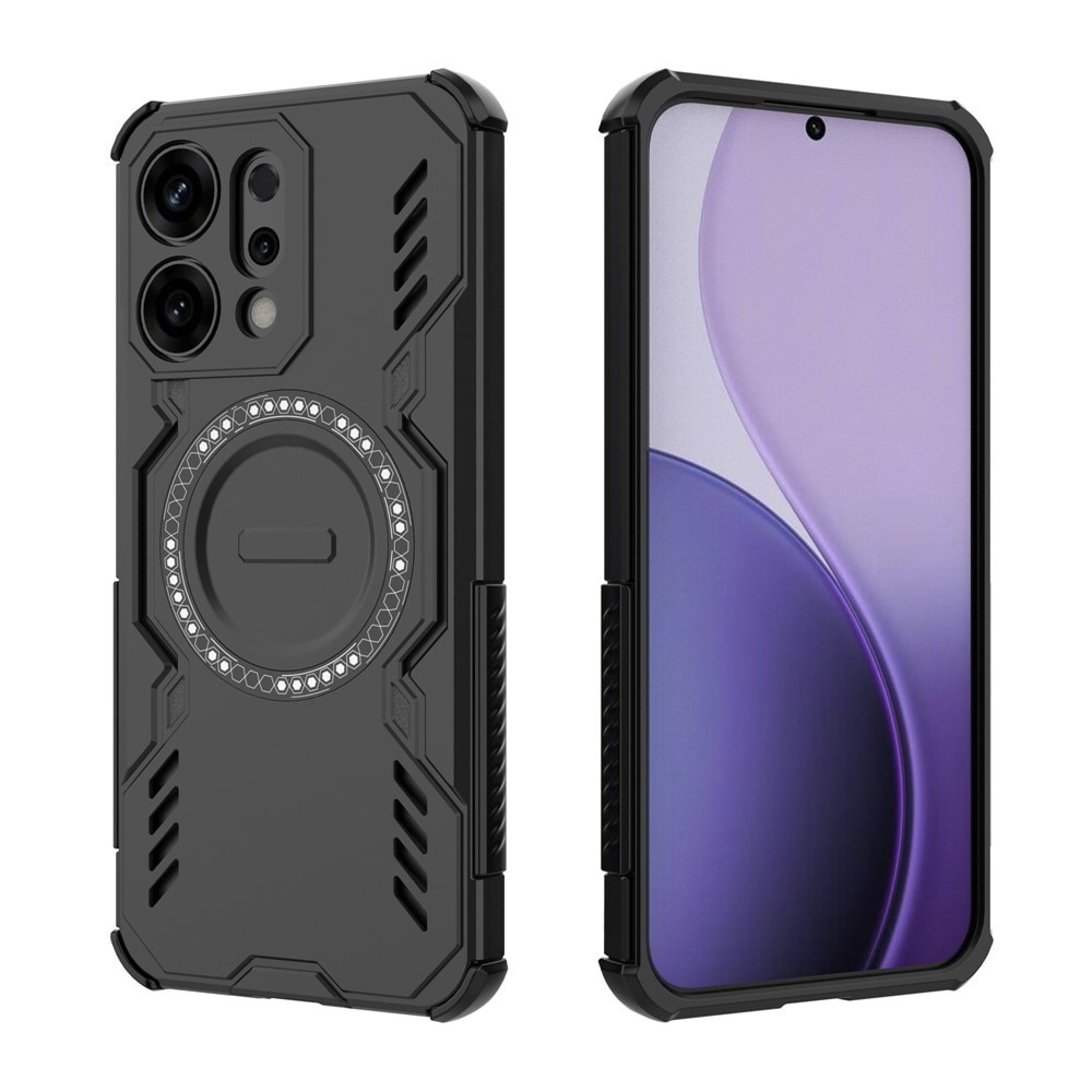 Husa antisoc pentru Oppo A6 Pro 4G / A6 Pro 5G, colturi ranforsate, protectie camere, MagSafe, Accesorio ArmorMag, Black