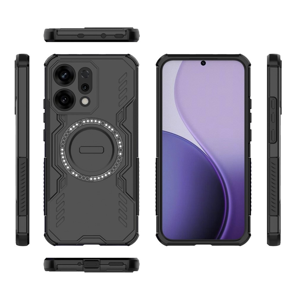Husa antisoc pentru Oppo A6 Pro 4G / A6 Pro 5G, colturi ranforsate, protectie camere, MagSafe, Accesorio ArmorMag, Black