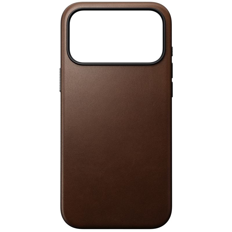 Nomad Modern Leather Case, brown - iPhone 17 Pro Max