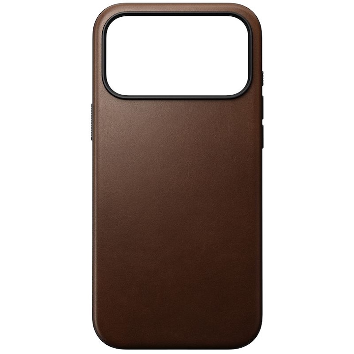 Nomad Modern Leather Case, brown - iPhone 17 Pro Max