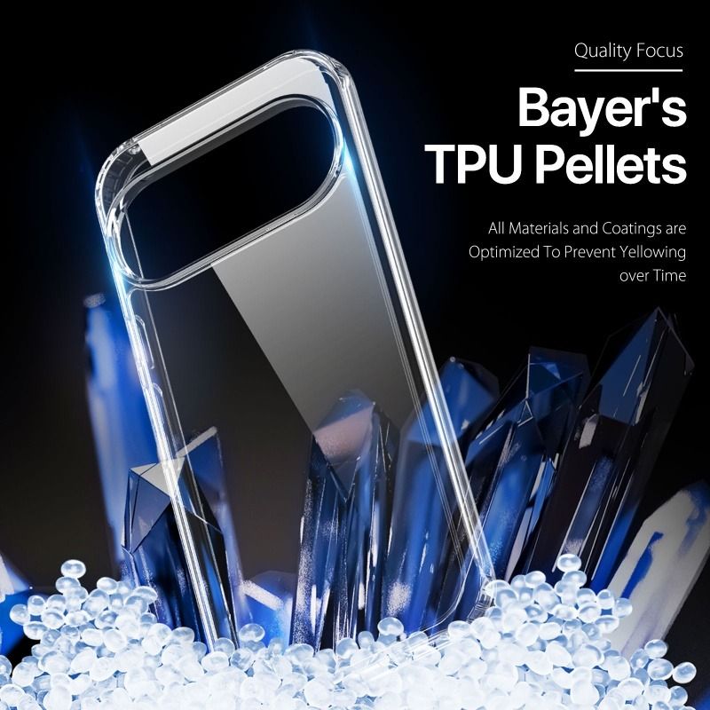 Husa pentru Google Pixel 11 Pro XL, Clear Shock-Proof, OPTIM SOLUTION, Elegant, Protectiv, Finisaje perfecte, Transparent