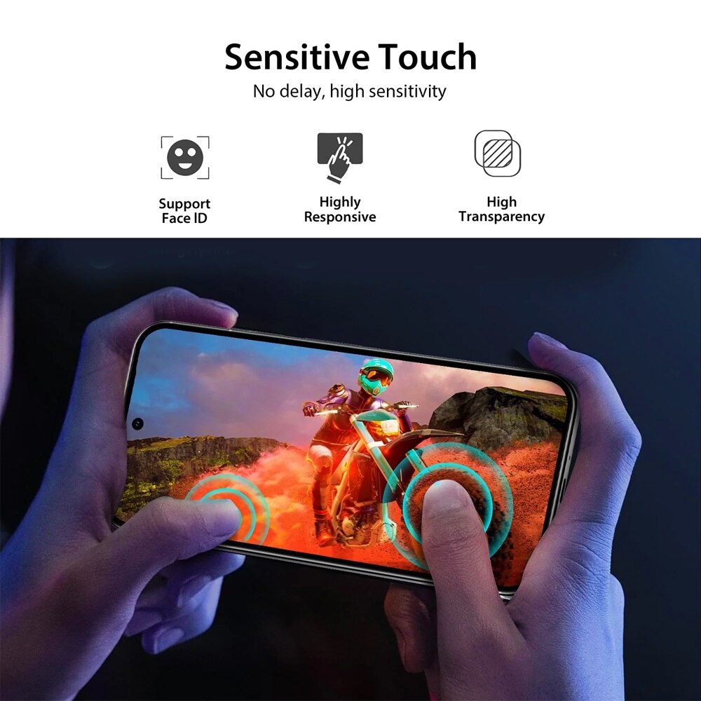 Folie din Sticla Securizata 5D compatibila cu Google Pixel 10, OPTIM SOLUTION, Protectie 9H, Edge-to-Edge Cover, Claritate HD, Oleophobic, Transparent