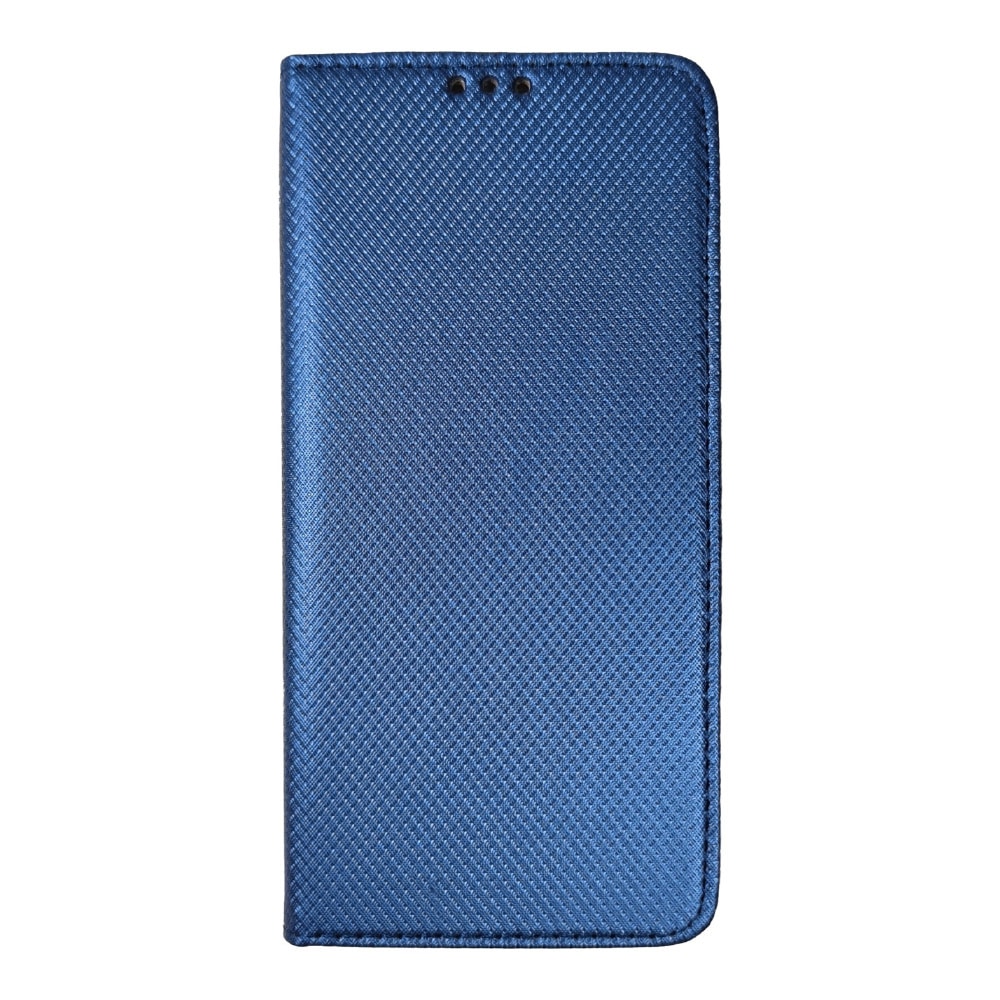 Husa Flip din Piele compatibila cu Huawei Mate 20 Lite, Texture Design, Inchidere Magnetica, Smart Soft Close, Tip Carte, Buzunar Portofel, Albastru