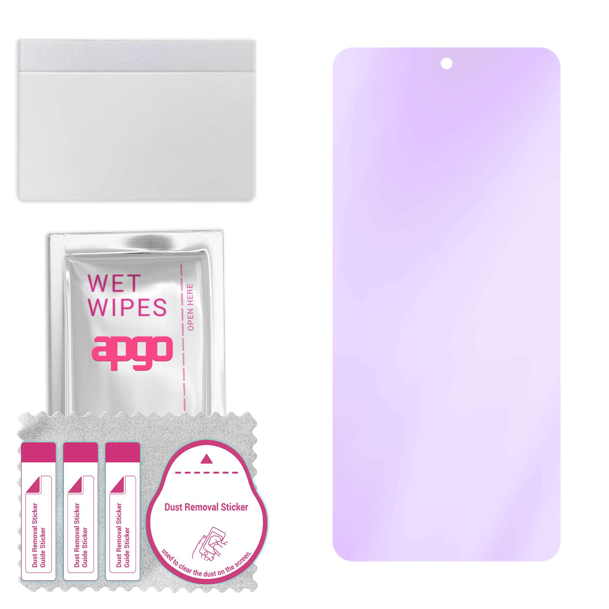 Sticla de protectie ANTI-BLUE apgo pentru Oppo Reno11 F – sticla hibrida, securizata pentru display, lucioasa, pro flexible Hybrid Glass, 9H, full glue