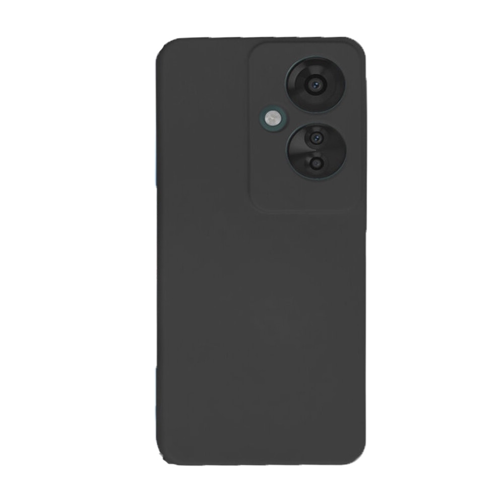 Husa compatibila cu Oppo Reno 11F 5G, Sport Body Lanyard Case, Snur detasabil, Lungime reglabila, 80 cm, Silicon anti-alunecare, Interior de microfibra, Negru