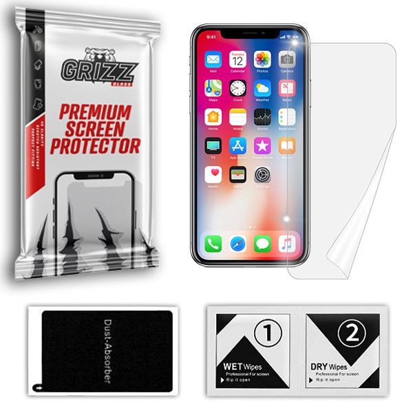 Folie protectie GrizzGlass CeramicFilm compatibila cu Oppo Find X9 Ultra, Transparent