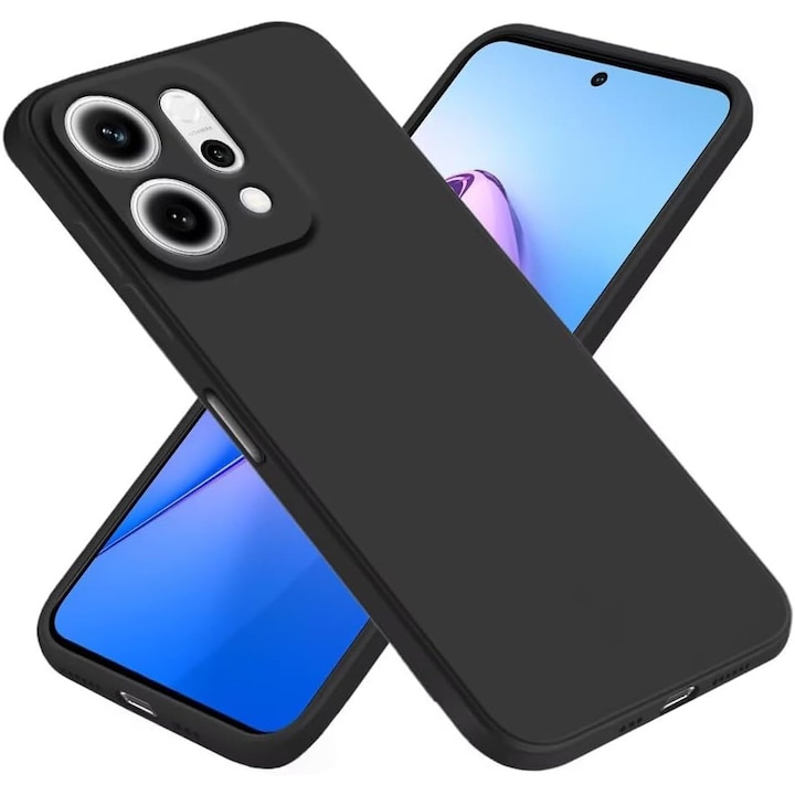 BestCase® Husa pentru OPPO Reno14 5G din Silicon Ultra Slim, Negru mat