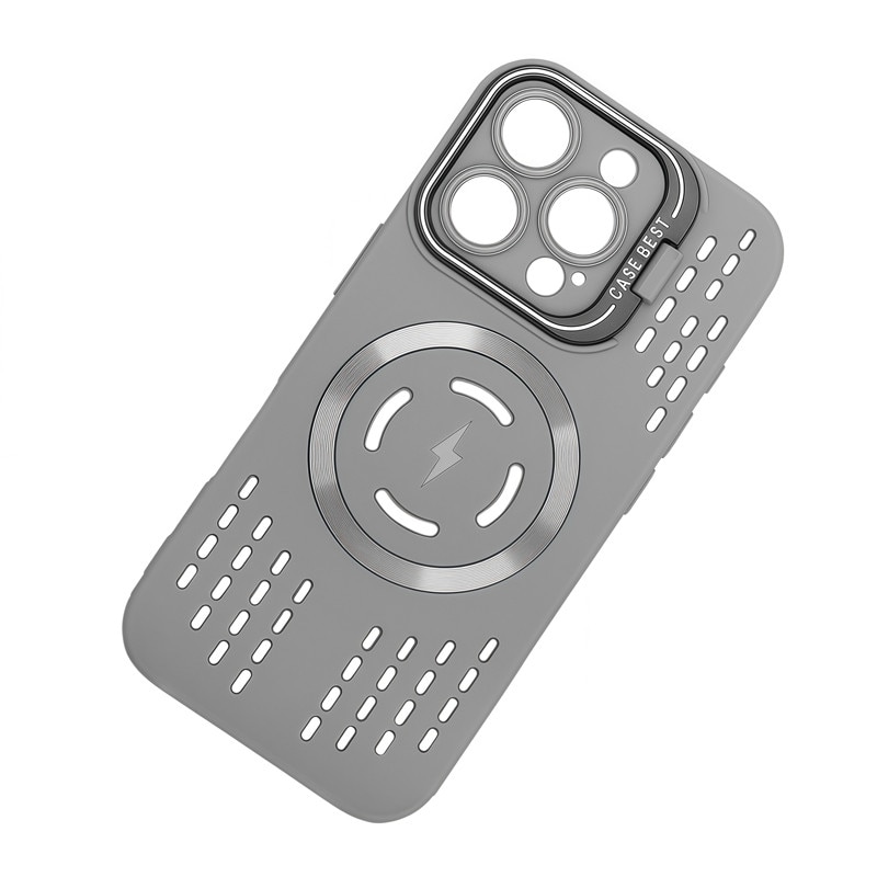 Husa de Protectie Telefon, Pentru Apple iPhone 16 Pro, TPU, Ultra Slim, Suport Pentru Camerelor, Protectie Impotriva Socurilor si Caderilor, Gri