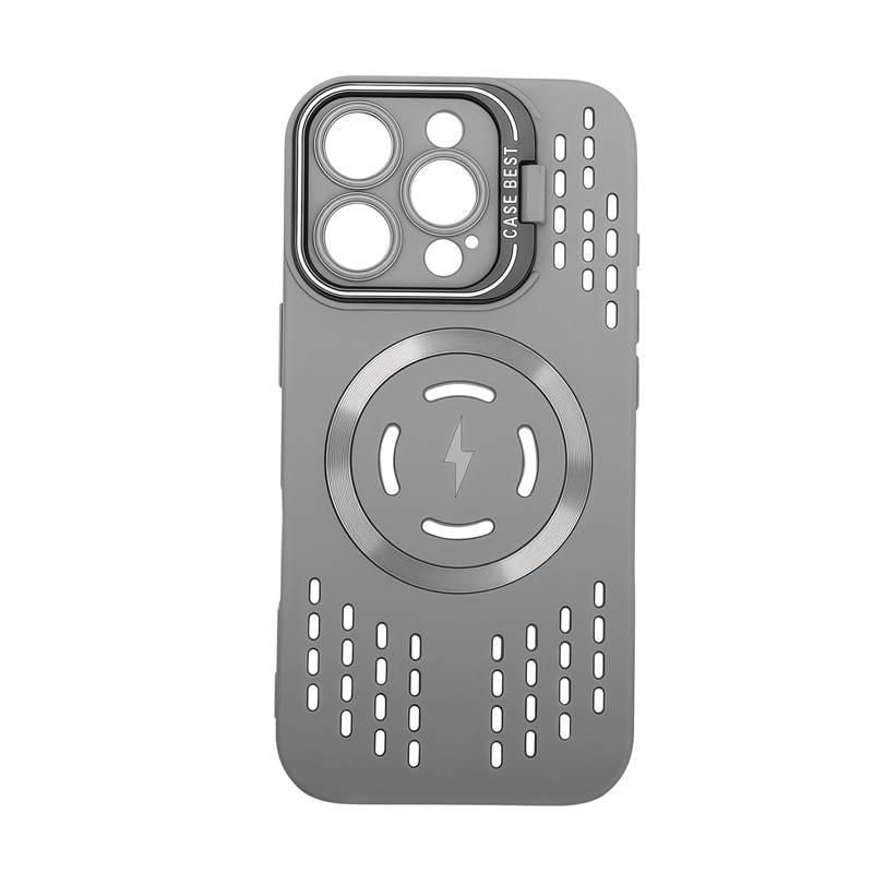 Husa de Protectie Telefon, Pentru Apple iPhone 16 Pro, TPU, Ultra Slim, Suport Pentru Camerelor, Protectie Impotriva Socurilor si Caderilor, Gri