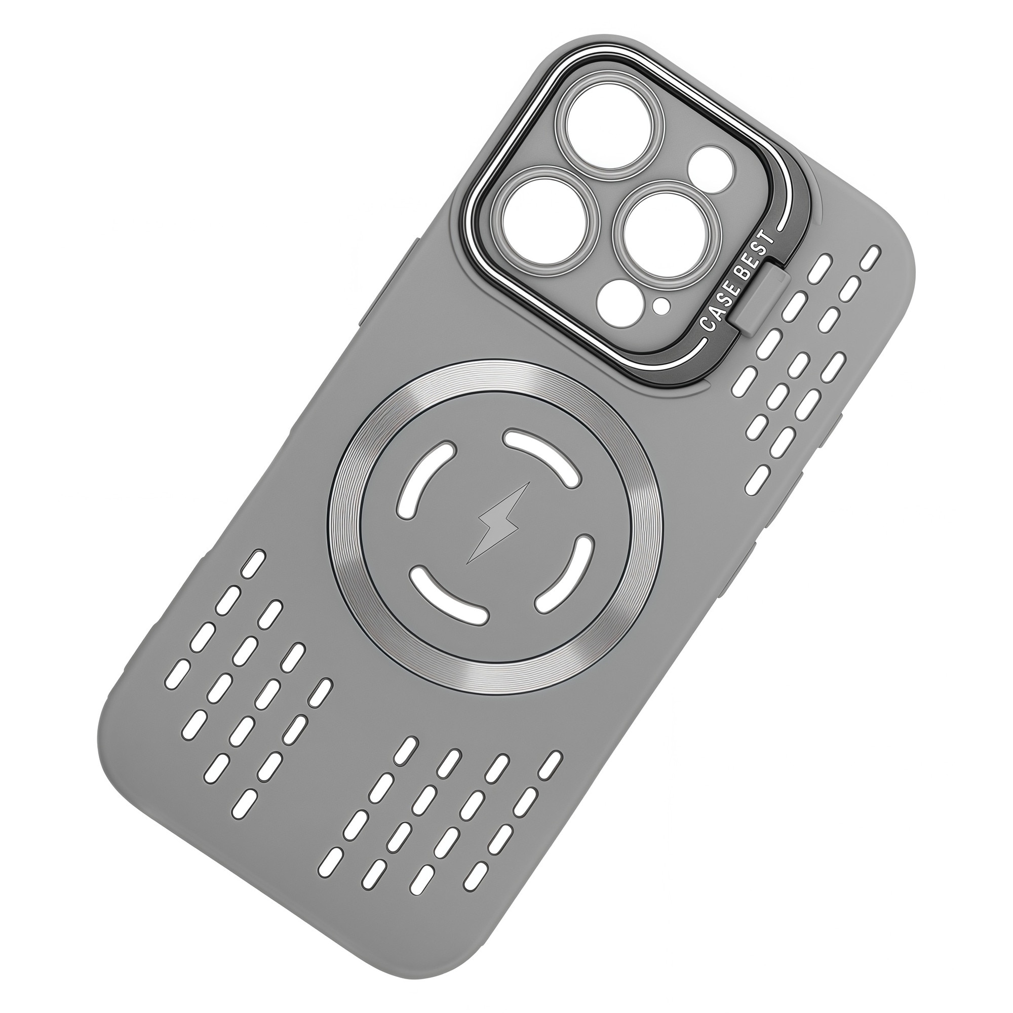 Husa de Protectie Telefon, Pentru Apple iPhone 16 Pro, TPU, Ultra Slim, Suport Pentru Camerelor, Protectie Impotriva Socurilor si Caderilor, Gri