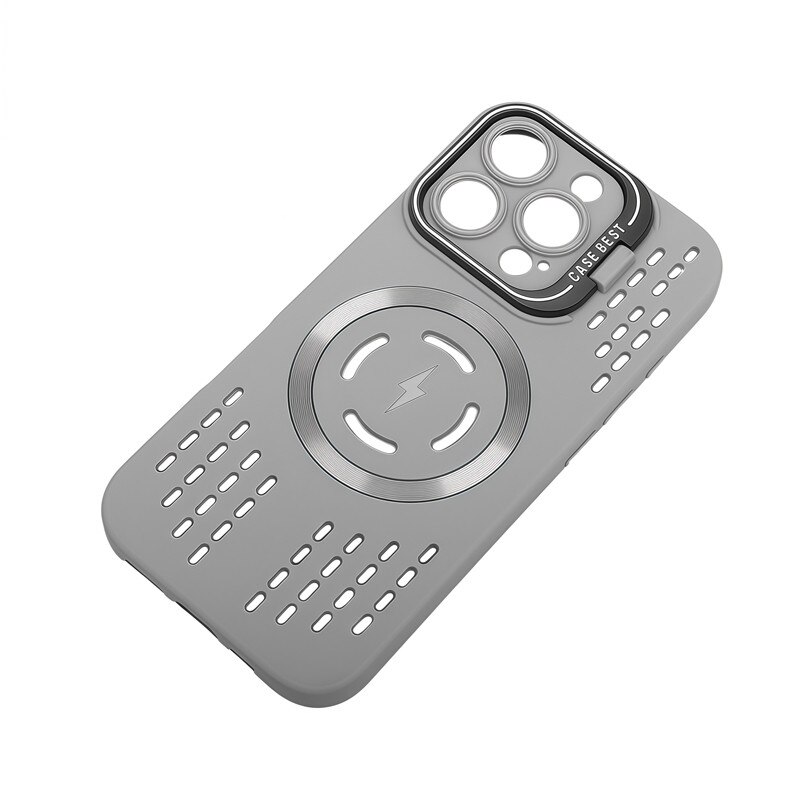 Husa de Protectie Telefon, Pentru Apple iPhone 16 Pro, TPU, Ultra Slim, Suport Pentru Camerelor, Protectie Impotriva Socurilor si Caderilor, Gri