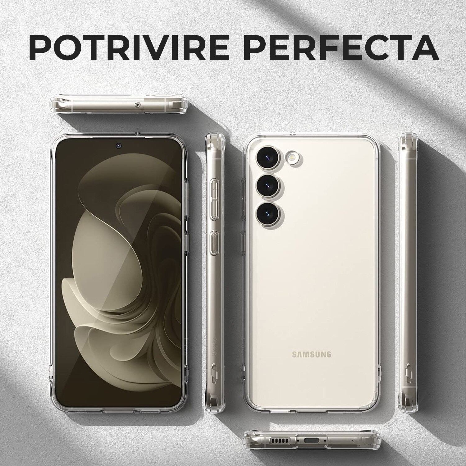 Husa pentru Motorola Signature DaDen, Ultra slim, Antisoc, Transparenta