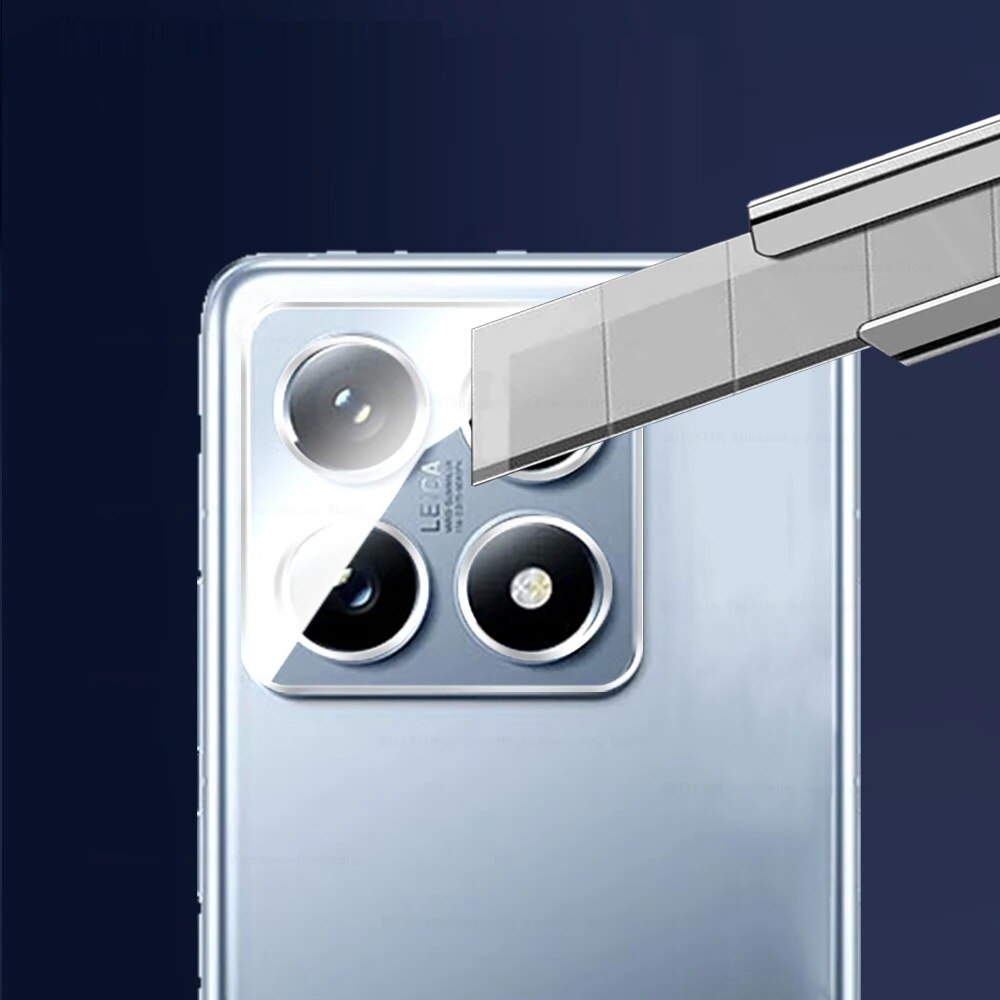 Folie protectie camera pentru Xiaomi 14T, ERBORD, Sticla securizata, transparenta, 9H