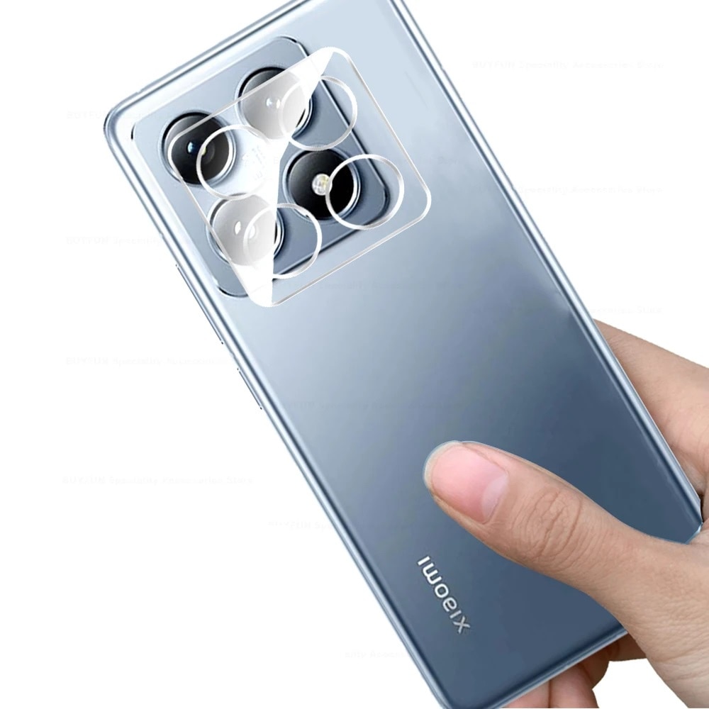 Folie protectie camera pentru Xiaomi 14T, ERBORD, Sticla securizata, transparenta, 9H