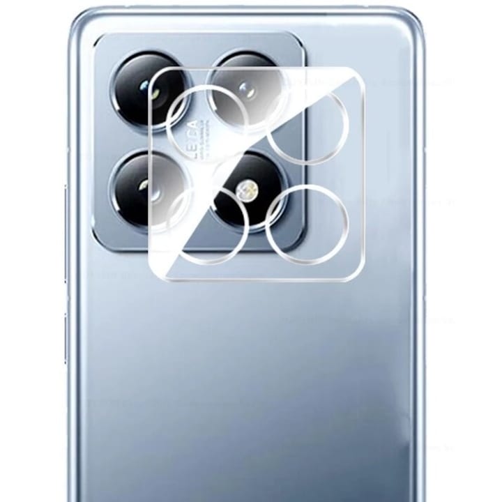 Folie protectie camera pentru Xiaomi 14T, ERBORD, Sticla securizata, transparenta, 9H