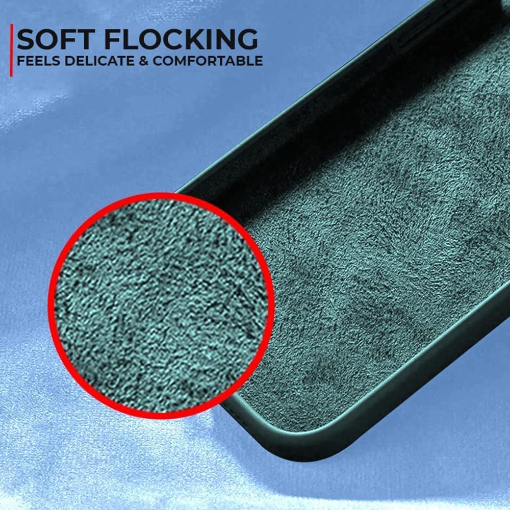 Husa Jelly Silicone Compatibil cu Samsung Galaxy A34 5G, Interior de microfibra, Flexibila, Verde Inchis