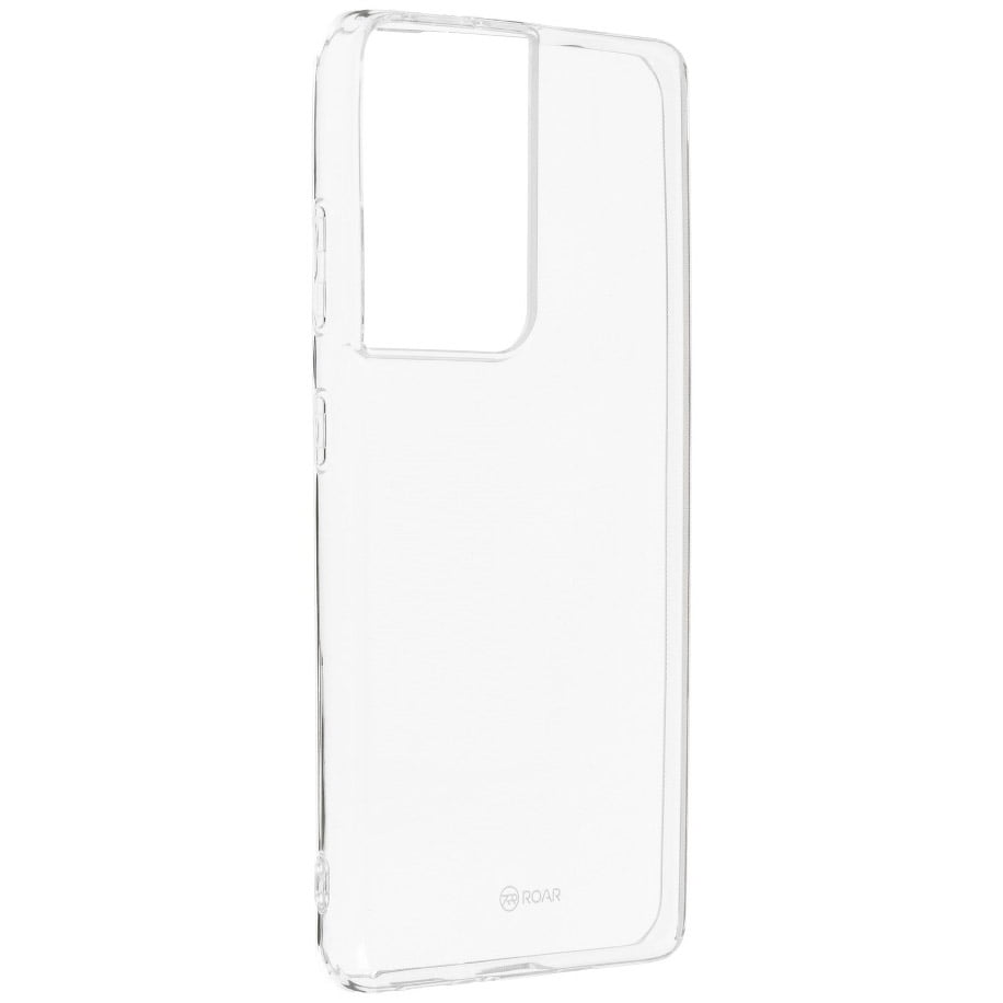 Husa Silicon Roar Jelly pentru Samsung Galaxy S21 Ultra, Transparent