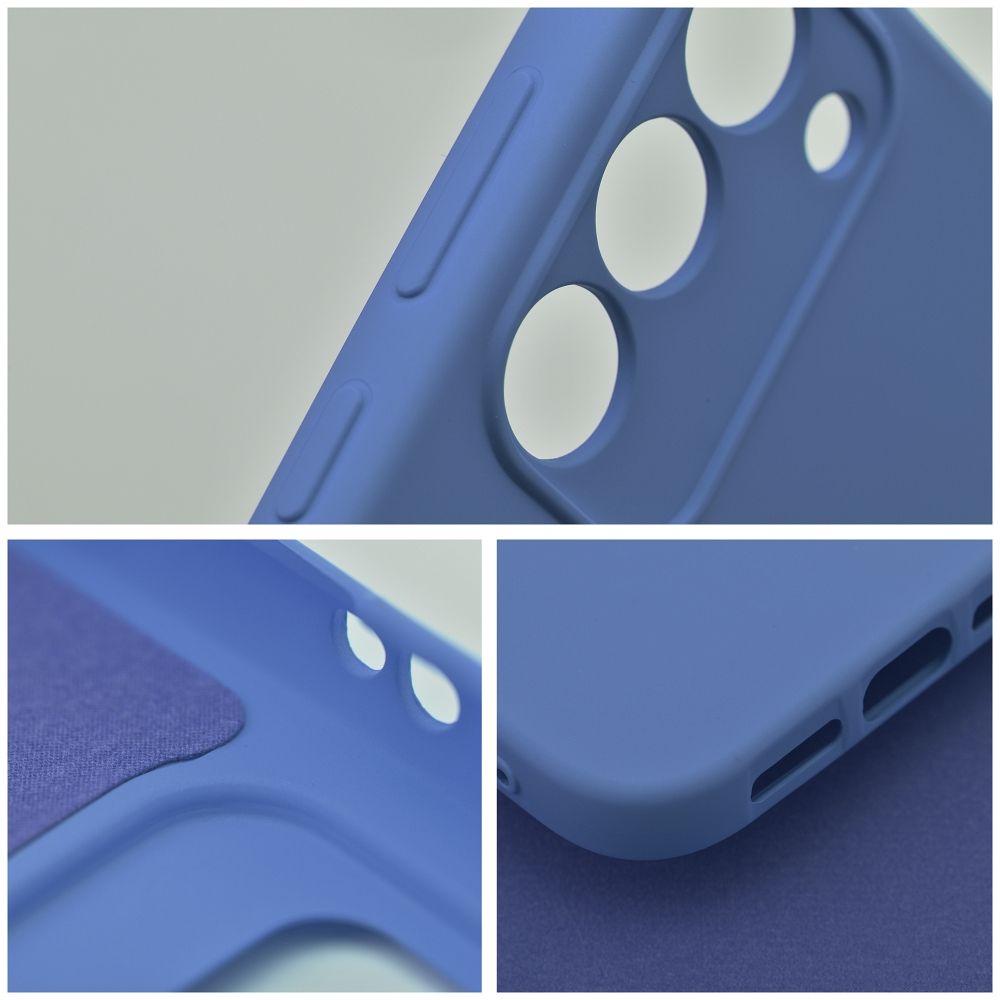 Husa pentru Samsung Galaxy A27 5G, Silicon Premium Catifelat, Protectie Camere, Albastru