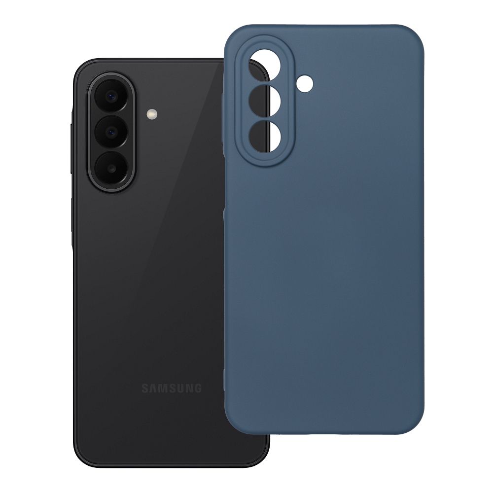Husa pentru Samsung Galaxy A27 5G, Silicon Premium Catifelat, Protectie Camere, Albastru
