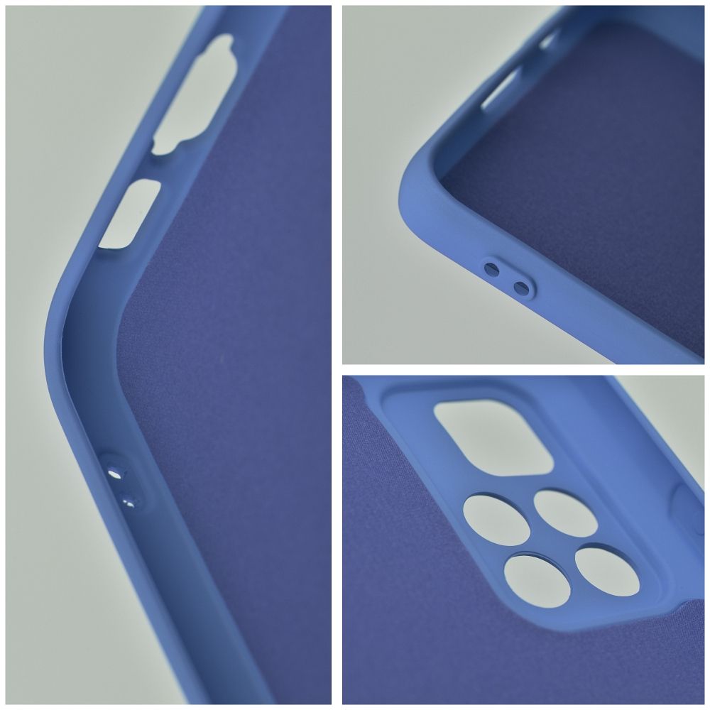 Husa pentru Samsung Galaxy A27 5G, Silicon Premium Catifelat, Protectie Camere, Albastru