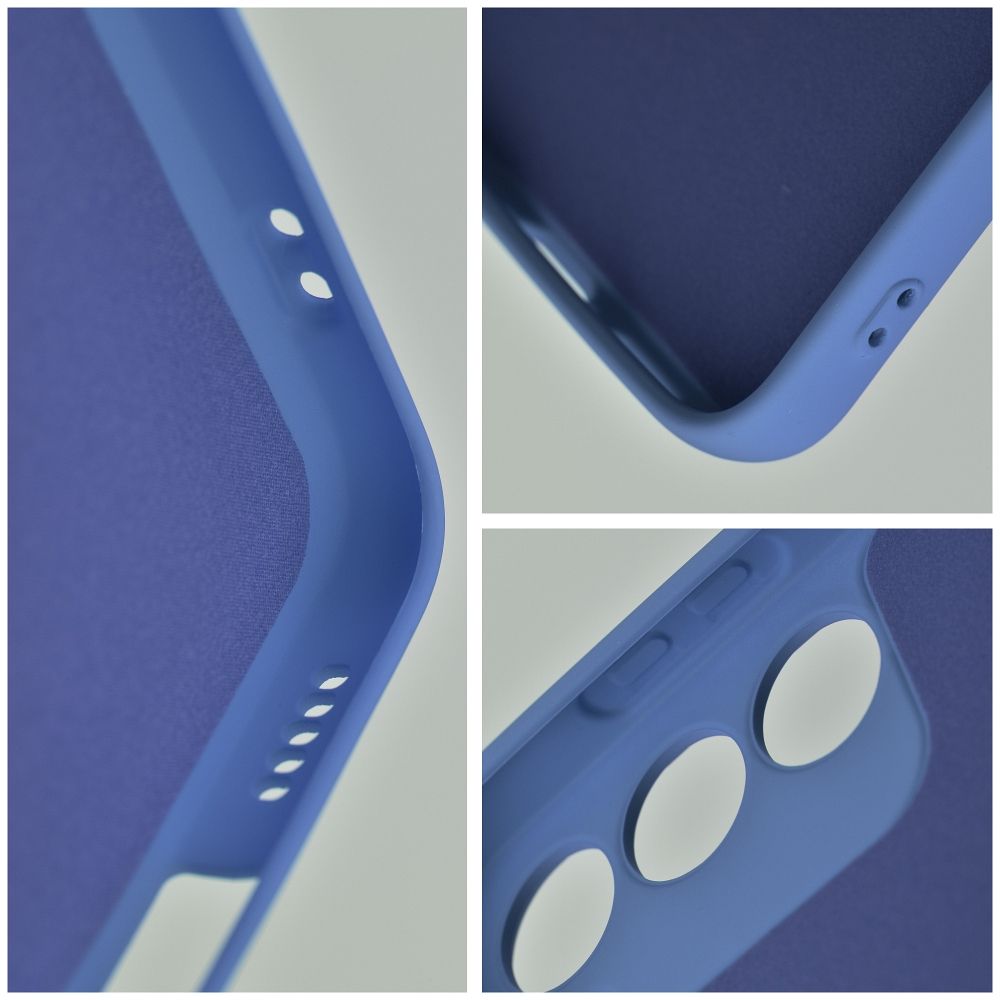 Husa pentru Samsung Galaxy A27 5G, Silicon Premium Catifelat, Protectie Camere, Albastru
