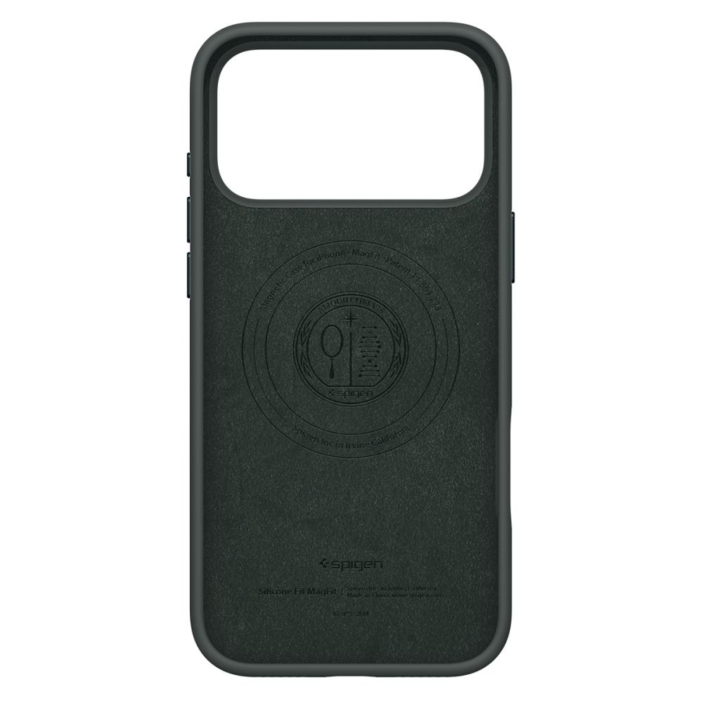 Carcasa Spigen Silicone Fit cu MagSafe compatibila cu iPhone 17 Pro Max, Green