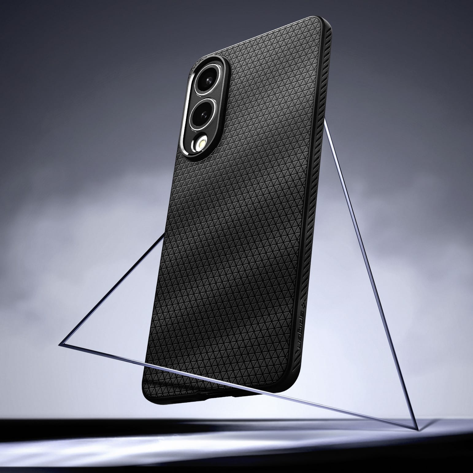 Husa Spigen Liquid Air pentru Samsung Galaxy S25 Edge, negru