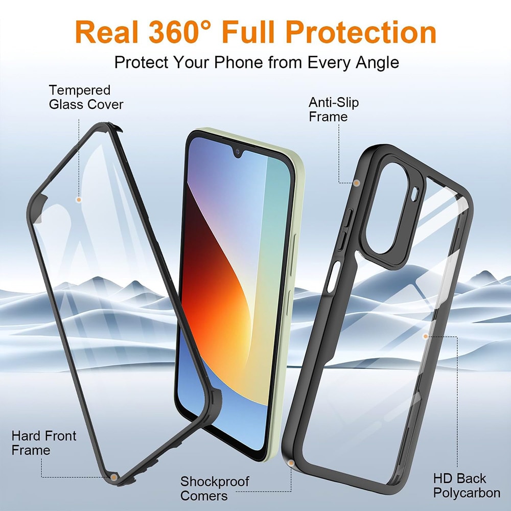 Husa 360° Xiaomi Redmi A7 Pro 4G Techsuit ColorVerse, negru