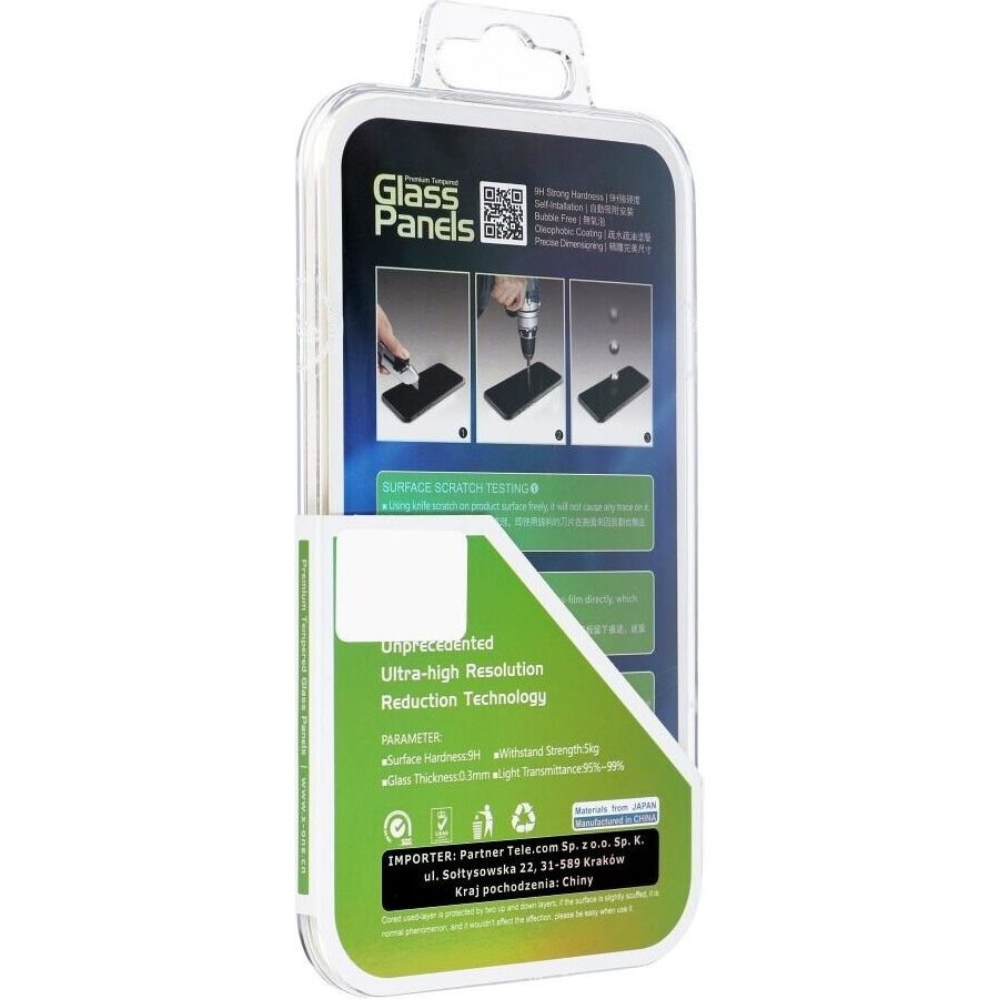 Folie protectie X-One, sticla temperata, transparenta, 0.3mm, set complet
