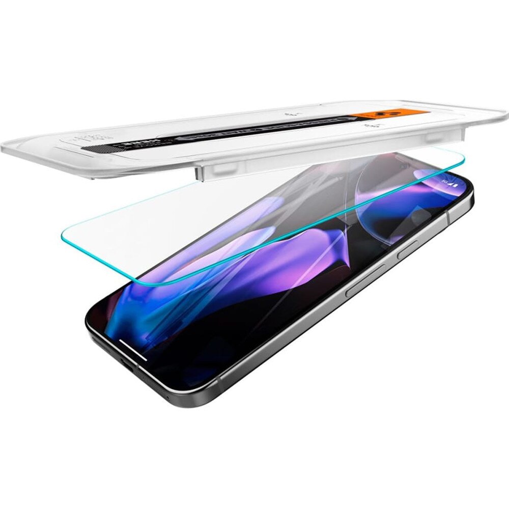 Folie pentru Google Pixel 9 Pro XL, Full display, Sticla, Spigen, Transparenta