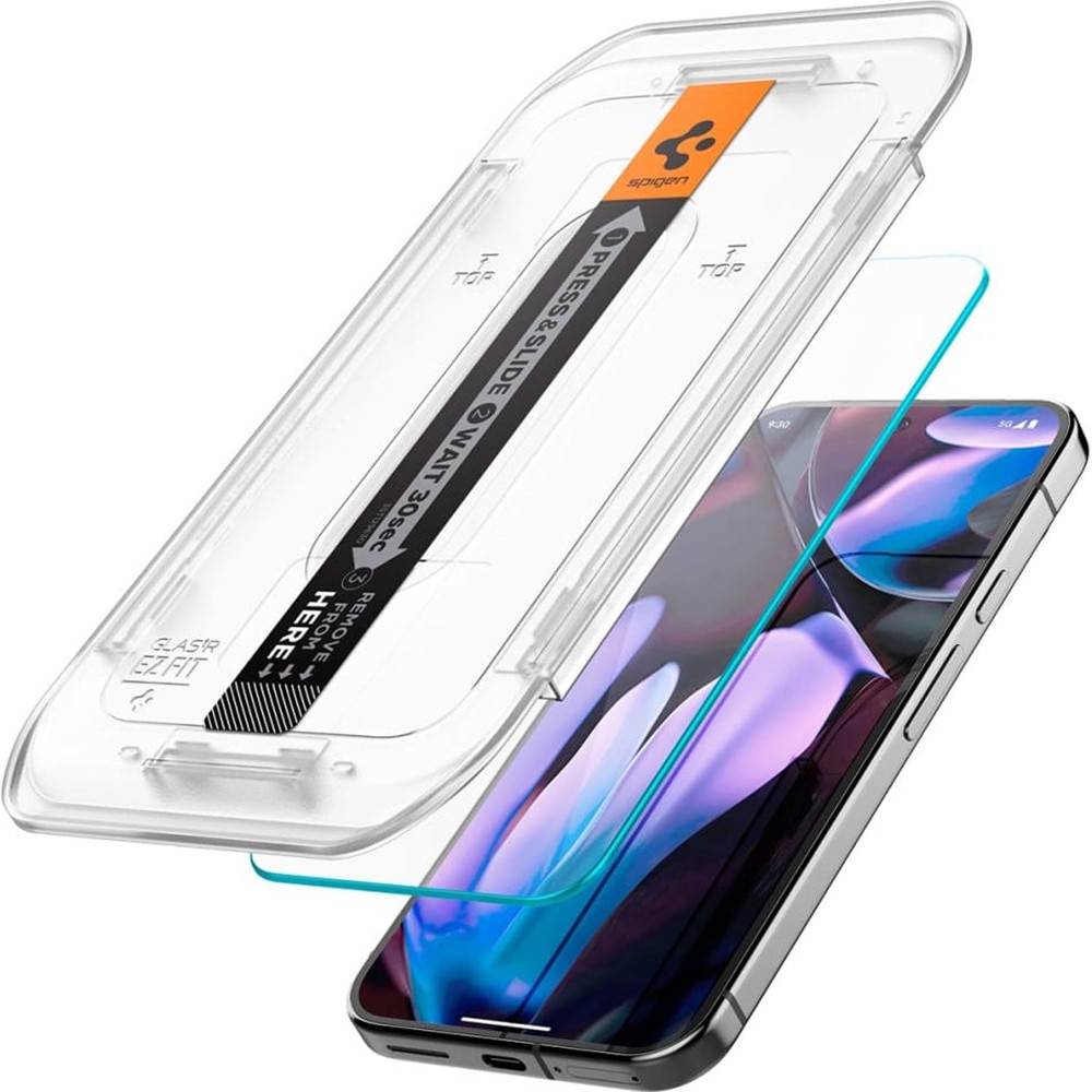 Folie pentru Google Pixel 9 Pro XL, Full display, Sticla, Spigen, Transparenta
