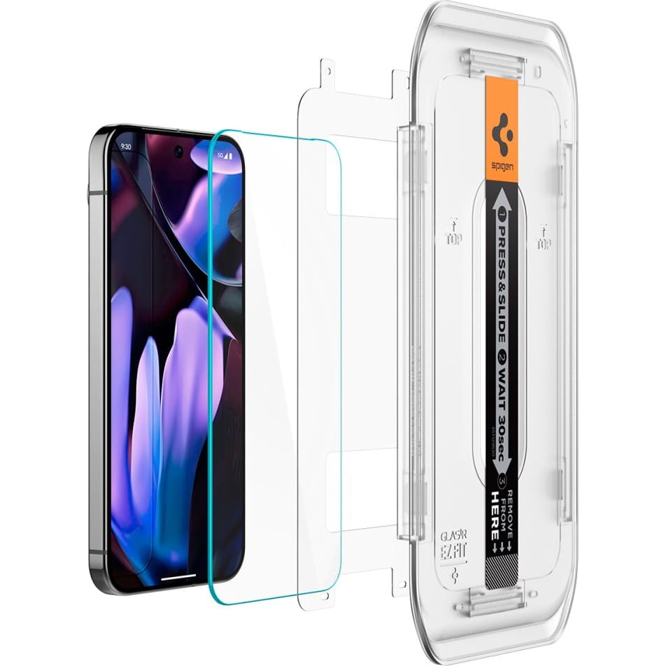 Folie pentru Google Pixel 9 Pro XL, Full display, Sticla, Spigen, Transparenta