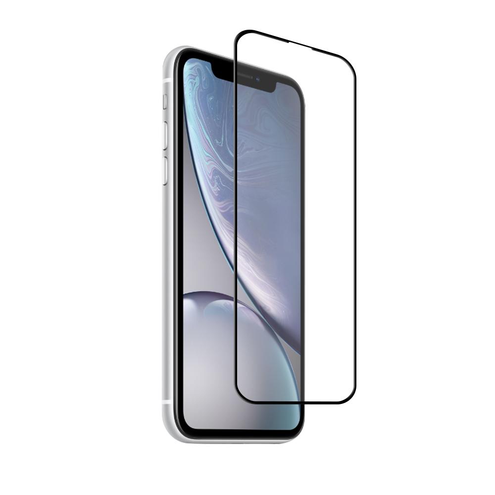 Folie ecran, Sticla, Pentru Iphone XR, 10H, Negru/Transparent