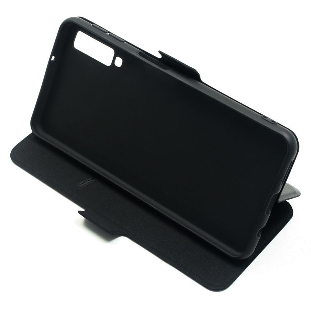 Husa Lemontti Book Elegant pentru Samsung Galaxy A7 2018, Negru