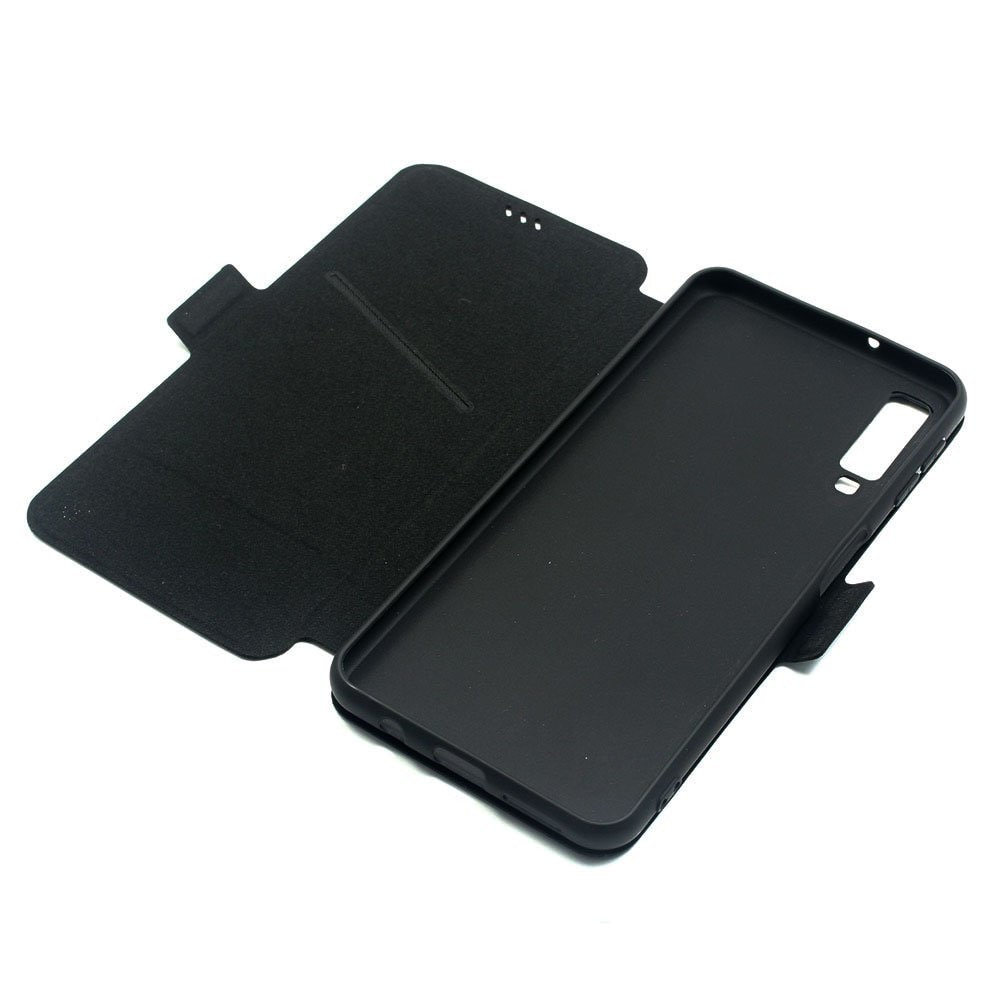 Husa Lemontti Book Elegant pentru Samsung Galaxy A7 2018, Negru
