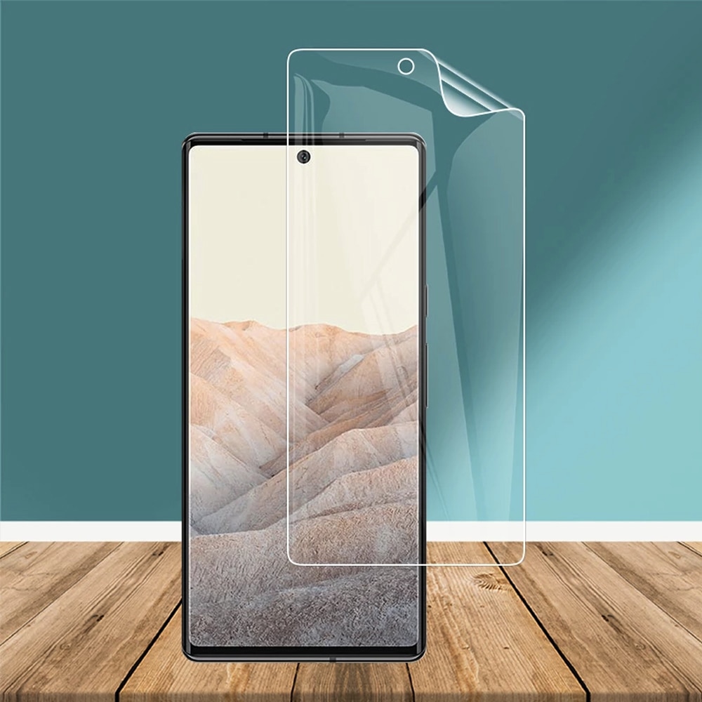 Folie de Protectie Ecran pentru Google Pixel 6 Pro, Hydrogel Regenerabil, Flexible Hydro-Crystal, Protectie Completa, Full Glue, Instalare usoara, IAO Optim Tech