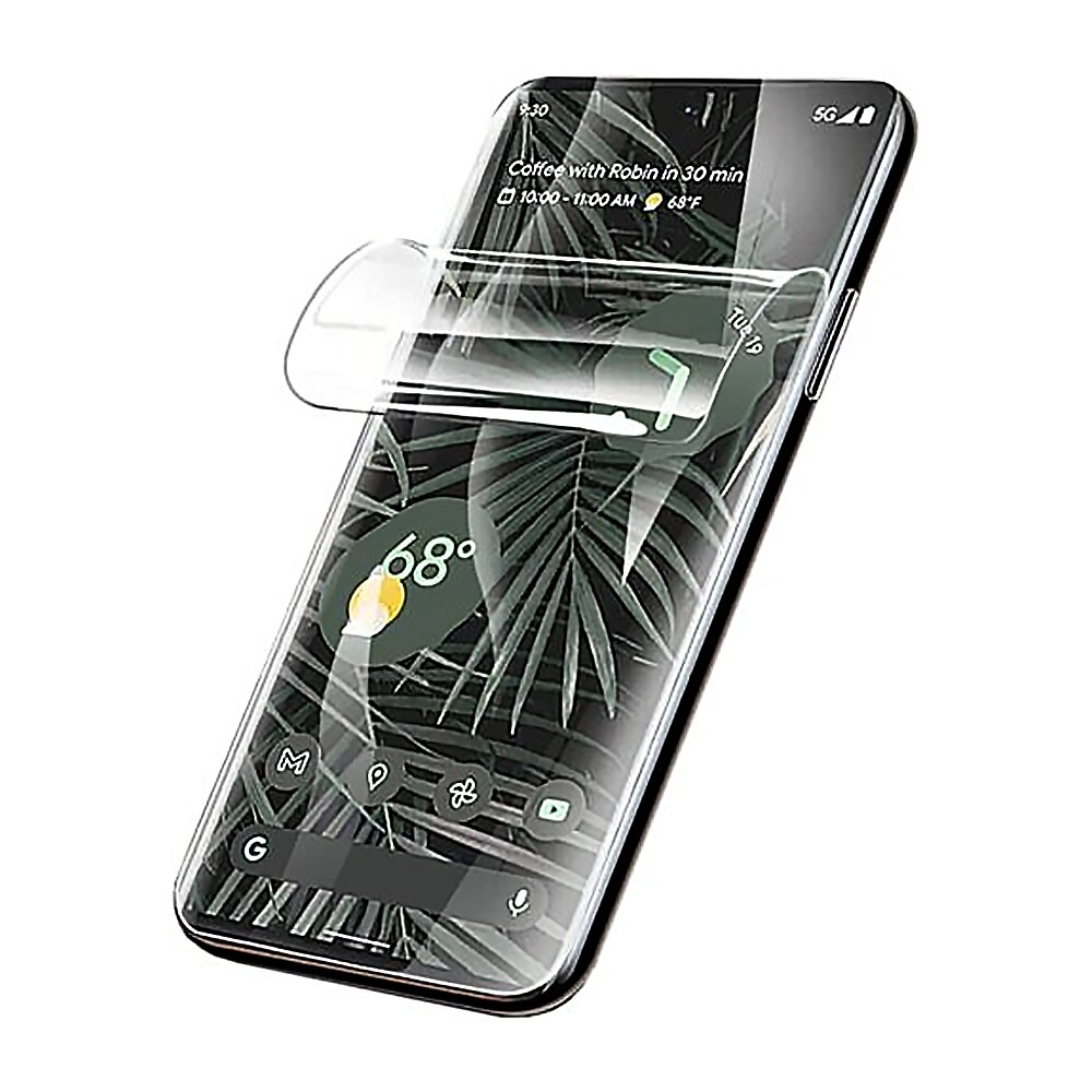Folie de Protectie Ecran pentru Google Pixel 6 Pro, Hydrogel Regenerabil, Flexible Hydro-Crystal, Protectie Completa, Full Glue, Instalare usoara, IAO Optim Tech