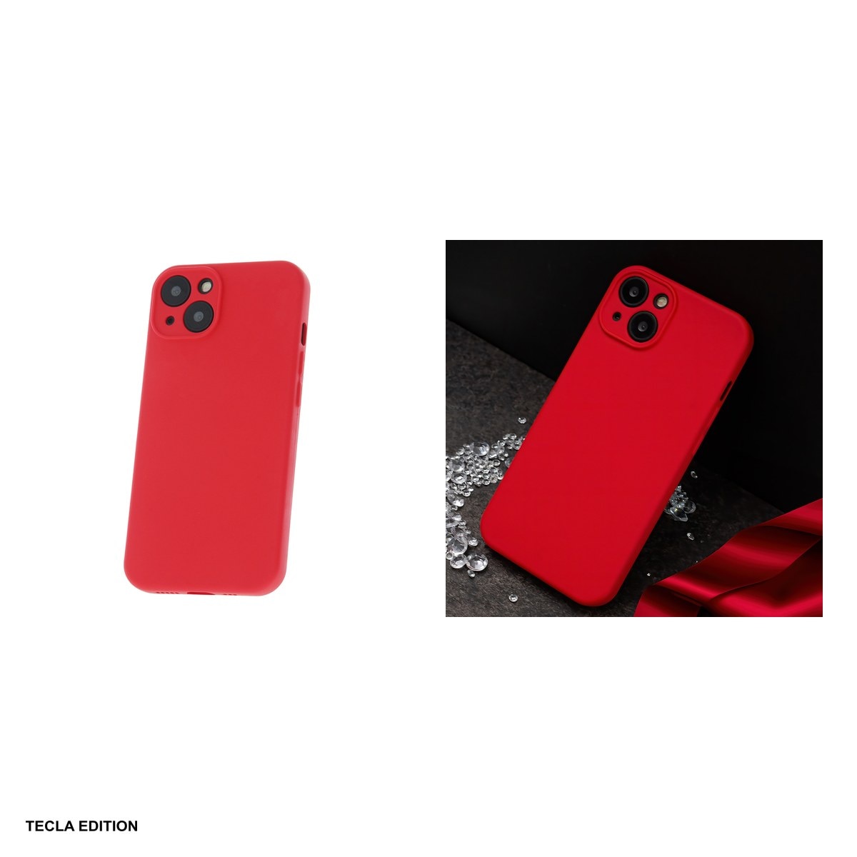 Husa Silicon pentru Xiaomi Redmi 15C 4G EU, Redmi 15C 5G EU, Carcasa, Rosu